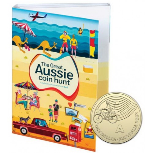 2019 $1 The Great Aussie Coin Hunt A-Z Set of 26 with Folder